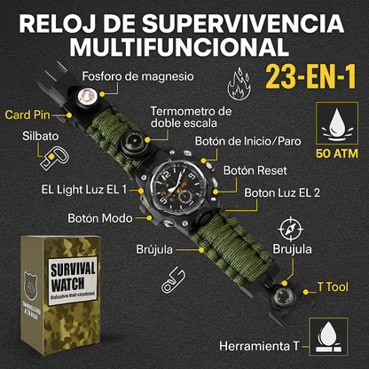 Reloj Militar Táctico Multifuncional