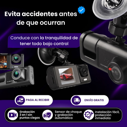 CÁMARA FRONTAL Y TRASERA PARA AUTO