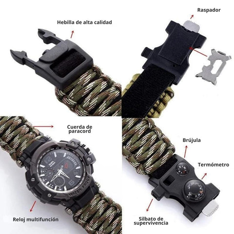 Reloj Militar Táctico Multifuncional