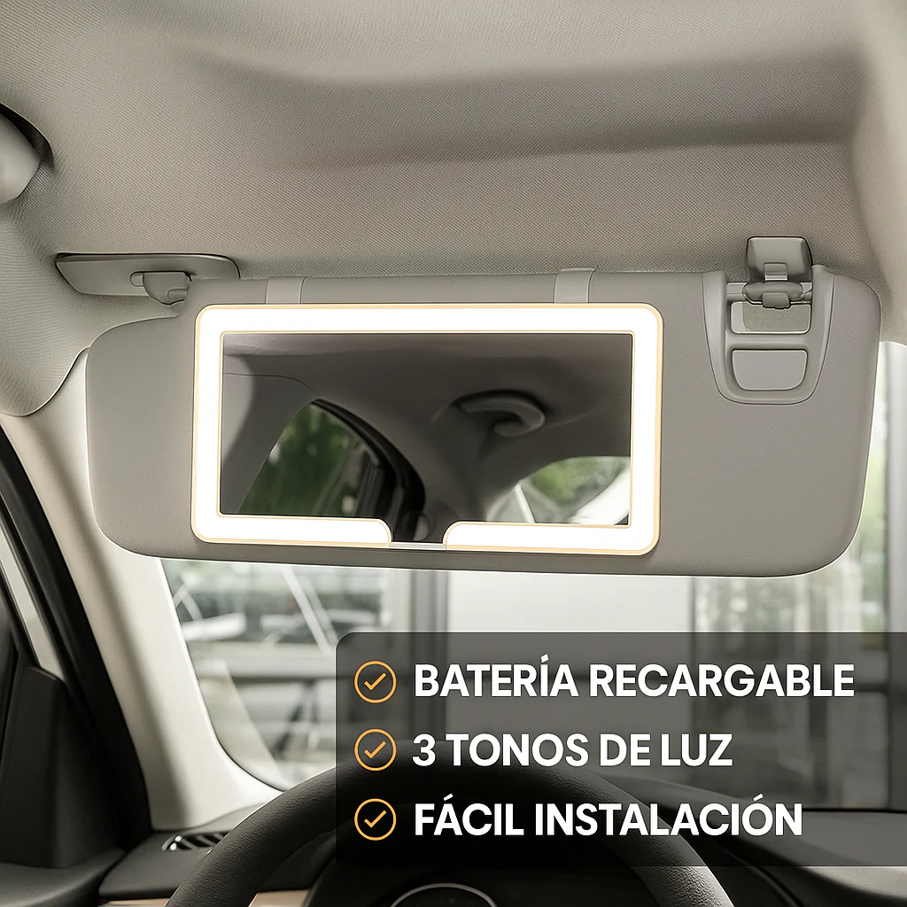 Espejo Led para carro